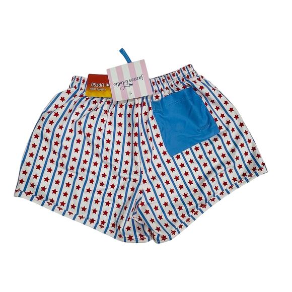 NWT James & Lottie Size 18M Swim Trunks in Stars & Stripes - Picture 3 of 4